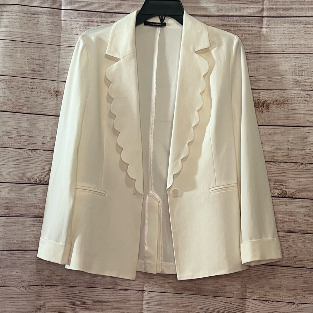 Doe & Rae White Jacket